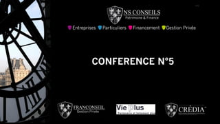CONFERENCE N°5
 