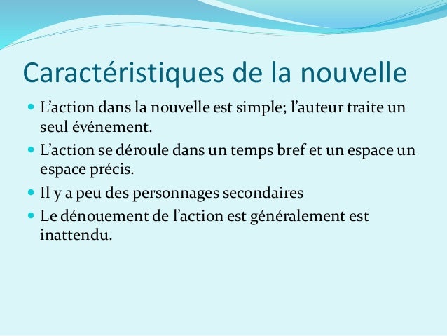 Présentation sur la nouvelle