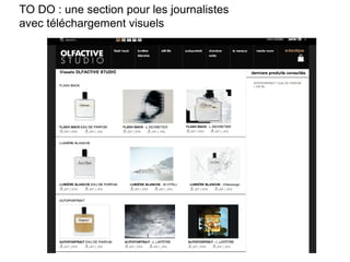 TO DO : une section pour les journalistes
avec téléchargement visuels
 