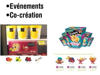 •Evénements
•Co-création
 