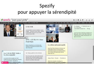 Spezify
pour appuyer la sérendipité
 