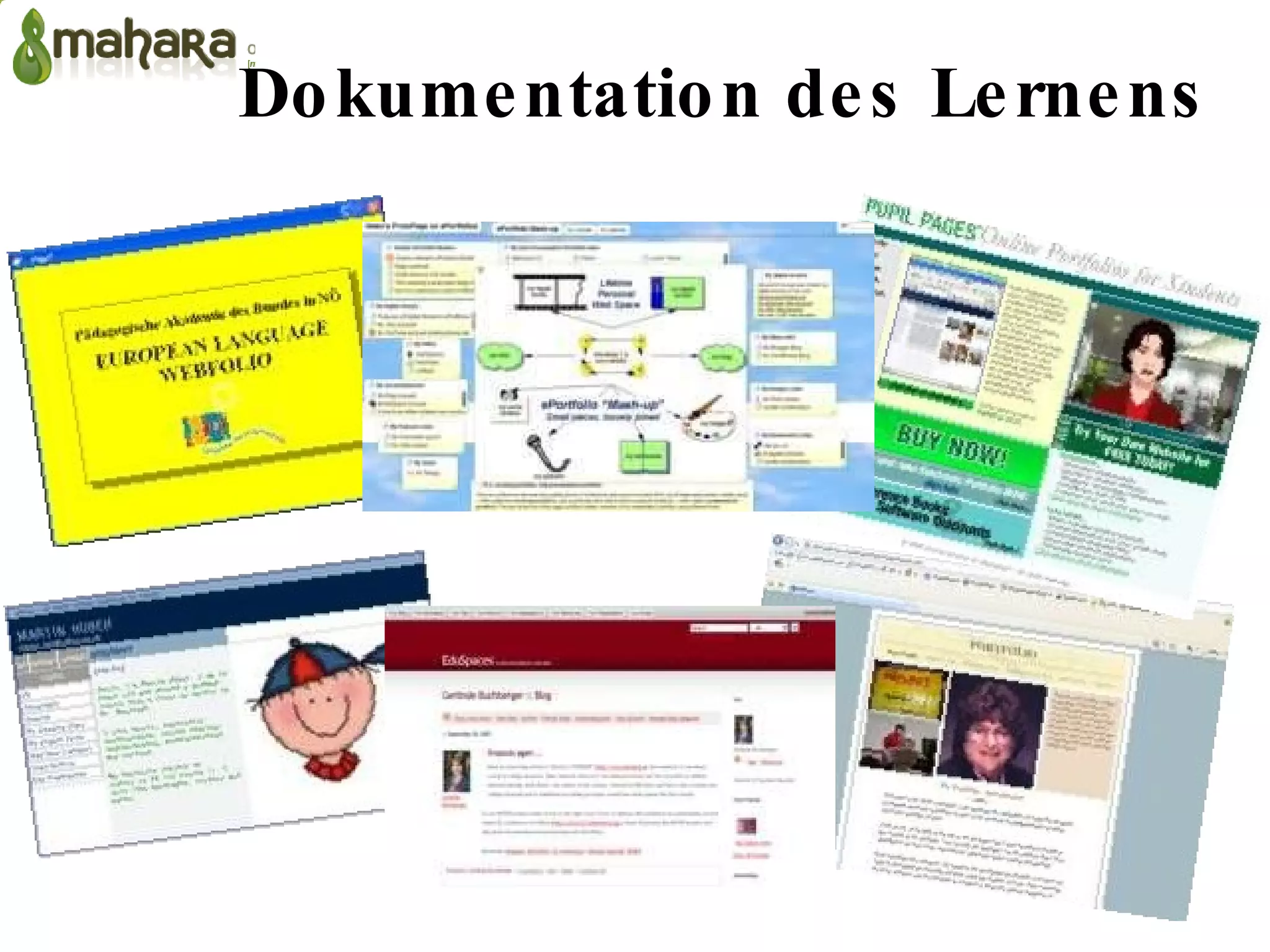 Dokumentation des Lernens   
