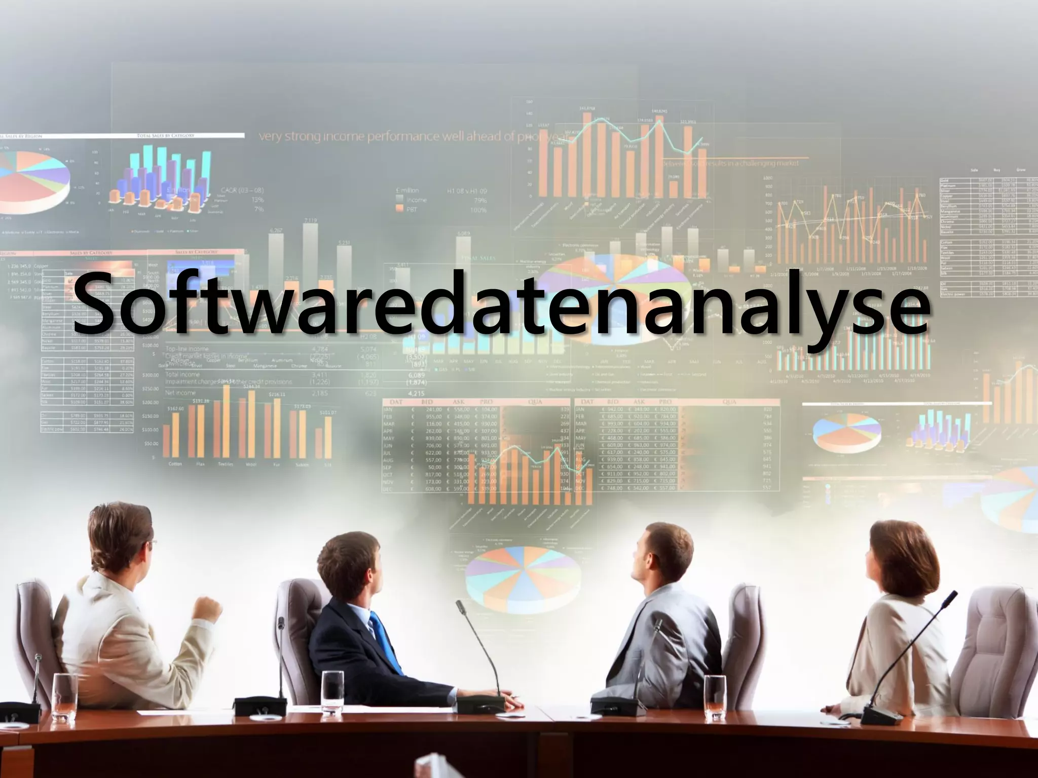 Softwaredatenanalyse
 
