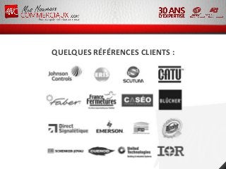 QUELQUES RÉFÉRENCES CLIENTS :
 