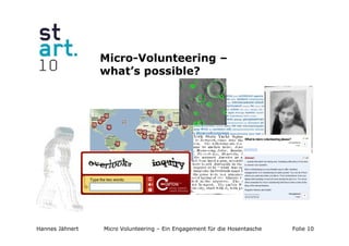 Präsentation micro volunteering slideshare version