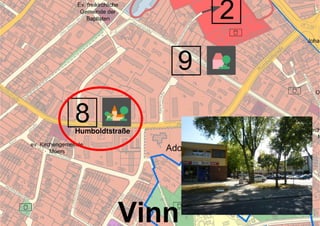 Flächennutzungsplanungincl.Bausteine
Stadtentwicklungskonzept
- 54 - Planungsgruppe MWM, Aachen September 2010
Humboldtstraße
 