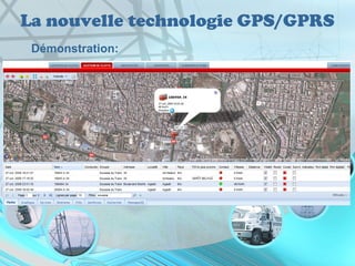 La nouvelle technologie GPS/GPRS
Démonstration:
 