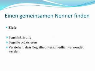 Vor- und Nachteile?Ablauf einer Moderation