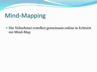 E-learning SeminarmethodenGliederungVor Seminarbeginn