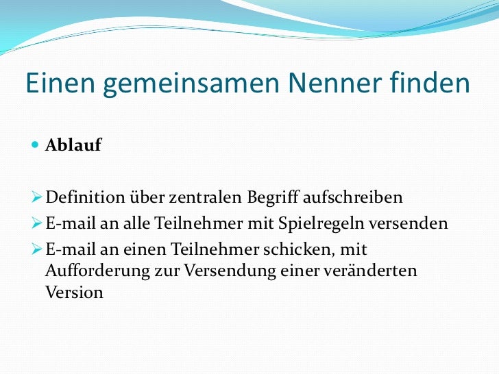 Moderationsmethode kennenlernen