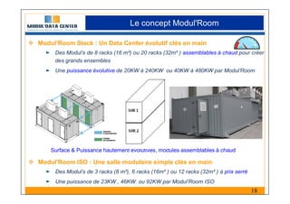 Présentation Modul\'Data Center | PDF