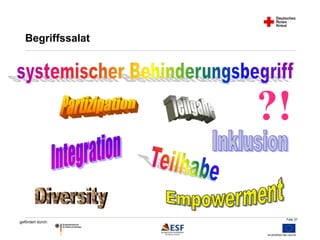 Folie 37 
Begriffssalat 
gefördert durch: 
?! 
 