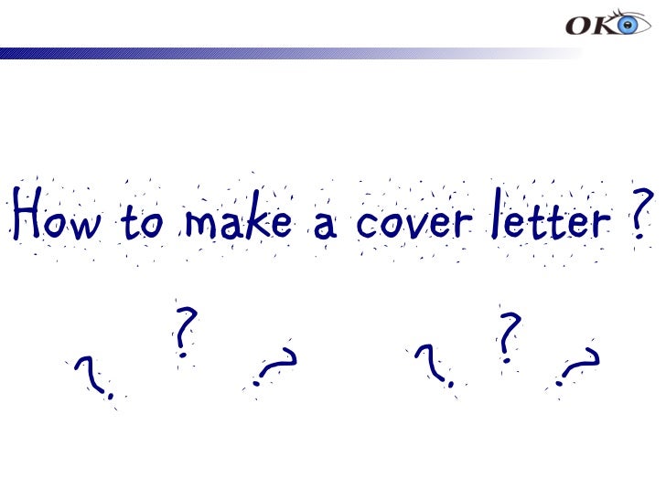 how to make a cover leter
