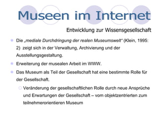 Museen im World Wide Web