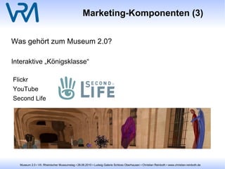 Zielgruppe erwartet eine interaktive, angepasste Präsentation 