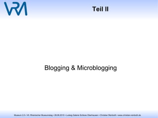 Social Networking Teil I 