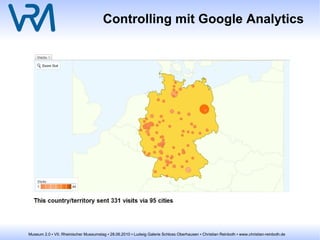Online-Gesamtstrategie Museum 2.0 Knowledge Distribution Social Networking Blogging &  Microblogging Multimediale „Königsklasse“ „ Klassisches“ E-Marketing Eigenes Image Public Relations Digi- talisate Aktuelle Termine 
