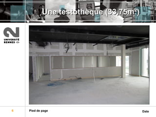Une testothèque (33,75m ² ) 