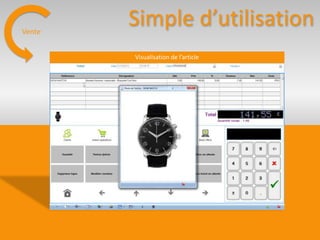 Vente
        Simple d’utilisation
        Visualisation de l’article
 