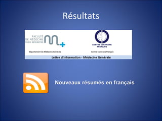 Résultats
 