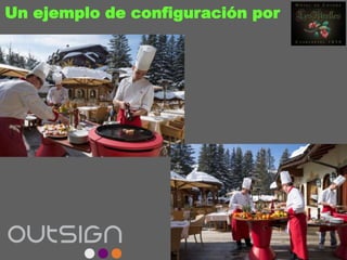 Un ejemplo de configuración por
 