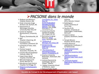  Par défaut, après authentification, la liste des examens du jour s’affiche.  Ces examens ont été envoyés  de façon automatique par  les modalités vers PACSOne par le protocole et format  DICOM.Liste des patients