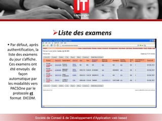 Un Serveur PACS qui  utilise comme serveur de Base de Données MYSQL