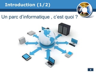 Introduction (1/2)
Un parc d’informatique , c’est quoi ?
 