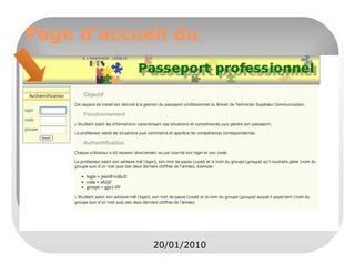 Page d’accueil du

20/01/2010

 