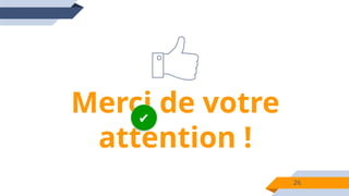26
Merci de votre
attention !
✔
 