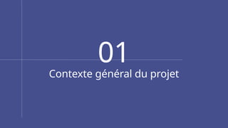 Contexte général du projet
01
 