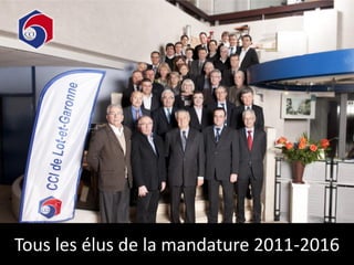 Tous les élus de la mandature 2011-2016
 