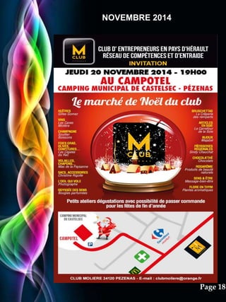 Pour plus de modèles : Modèles Powerpoint PPT gratuits
Page 18
NOVEMBRE 2014
 