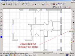 Cliquez ici pour
implanter des textes
 