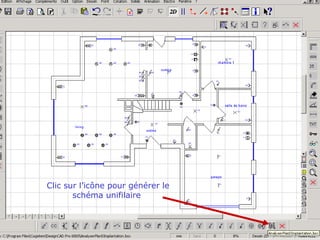 Clic sur l’icône pour générer le
       schéma unifilaire
 
