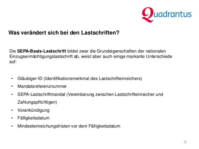 Die Einfuhrung Von Sepa Im Detail August 2013