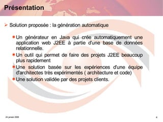 PréSentation Qualoo   Le Generateur De Code Java J2 Ee
