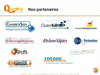 Nos partenaires




© QWEEBY – 2011 – La technologie Qweeby est protégée par l’APP – Qweeby est une marque déposée
 