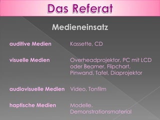 Präsentation Referat