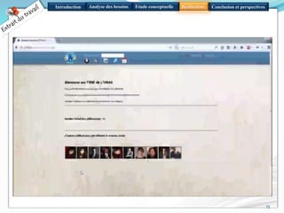 Introduction Analyse des besoins Réalisation Conclusion et perspectivesEtude conceptuelle
15
 