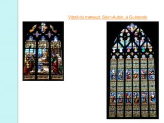 Vitrail du transept, Saint-Aubin, à Guérande
 