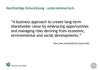 Nachhaltigkeit als Entwicklungsparadigma