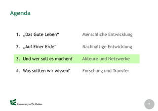 Nachhaltigkeit als Entwicklungsparadigma