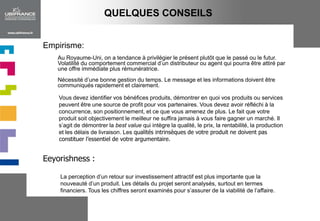LES VALEURSLe Fair Play: A la foisl’idéequechacundoitavoirsa chance et que les règlesdoiventêtrerespectées.  Exemples : faire la queue, chacunsatournée, business etiquettePhrases-clés : “Fair enough”, “Level playing-field”, “A fair chance” La courtoisie:La réserve est une forme de courtoisie : on n’intervient pas dans l’espace privé des           autres (« Mindyourown business »). La modestie en est une autre forme : la vantardise          est mal vue.Phrases-clés : “I’m afraid that…”, “I’m terribly sorry but…”. “I suppose I know a bit about          that” (= je suis un expert en la matière)