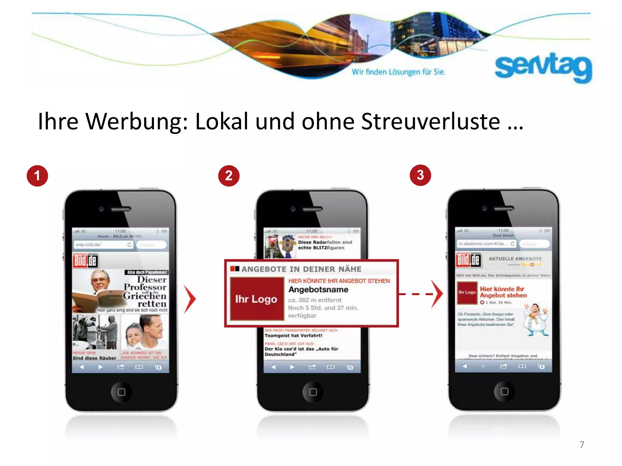 Ihre Werbung: Lokal und ohne Streuverluste …
1               2                 3




                                               7
 