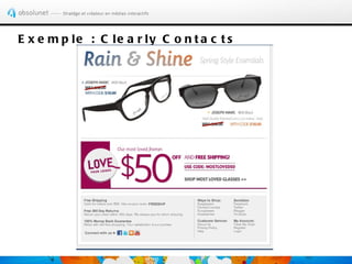 E x e m p le : C le a r ly C o n t a c t s
 