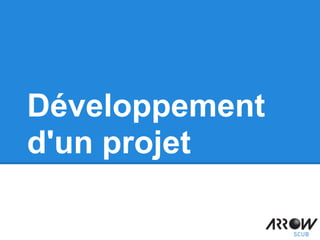 Développement
d'un projet
 