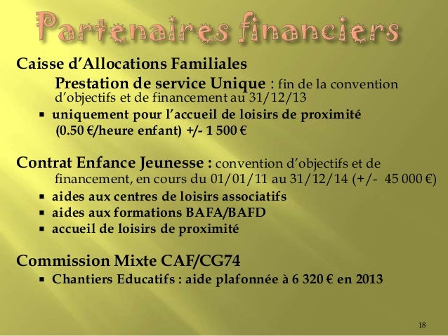 Prestation De Service Caf Accueil De Loisirs Prestation De Service Caf Accueil De Loisirs