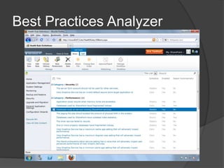 Best Practices Analyzer
 