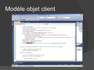 Modèle objet client
 